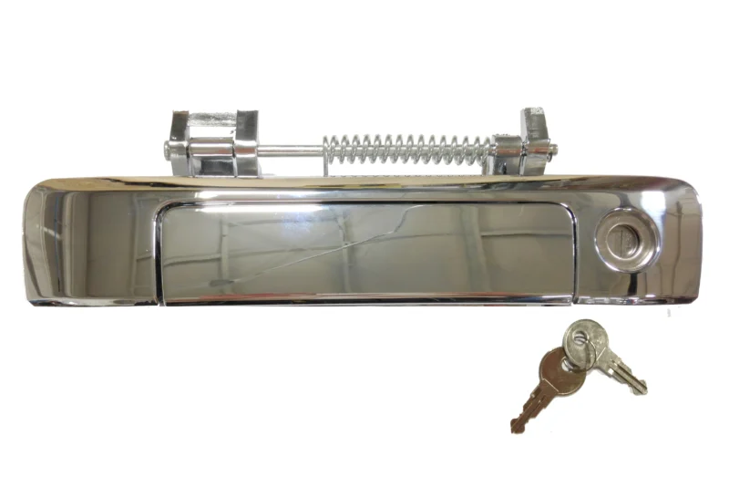 Pop & Lock PL2450C - Manual Tailgate Locks, Chrome, Full Handle Replacement