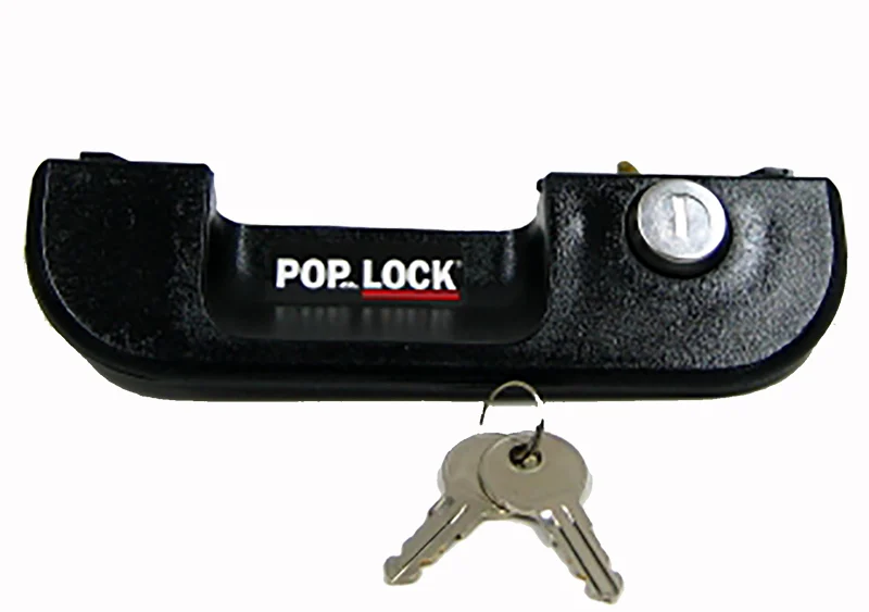 Pop & Lock PL5100 - Manual Tailgate Locks, Black, Traditional Design