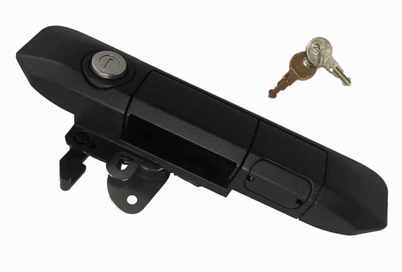 Pop & Lock PL5500 - Manual Tailgate Locks, Black, Full Handle Replacement