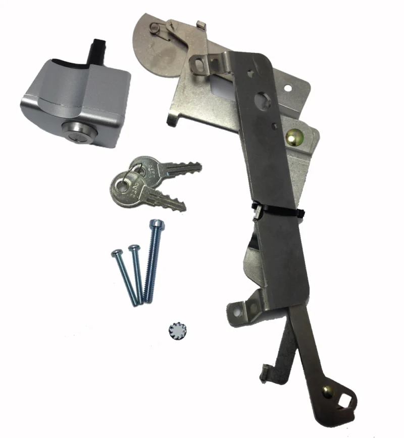 Pop & Lock PL6102 - Manual Tailgate Locks, Silver, Traditional Design