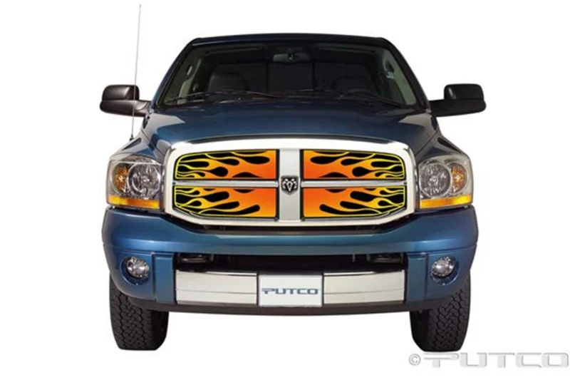 Putco 303156 - Grille Inserts, OEM, Spider Web