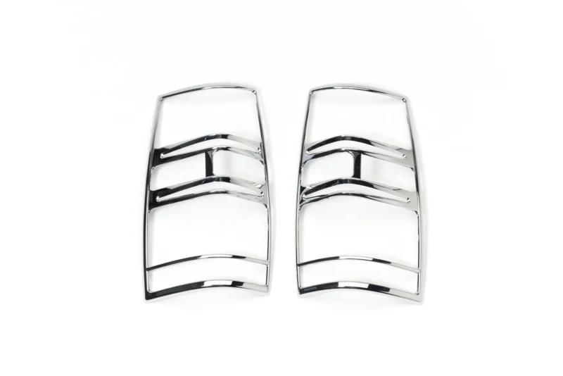 Putco 400824 - Tail Light Covers, Chrome, Cut Out