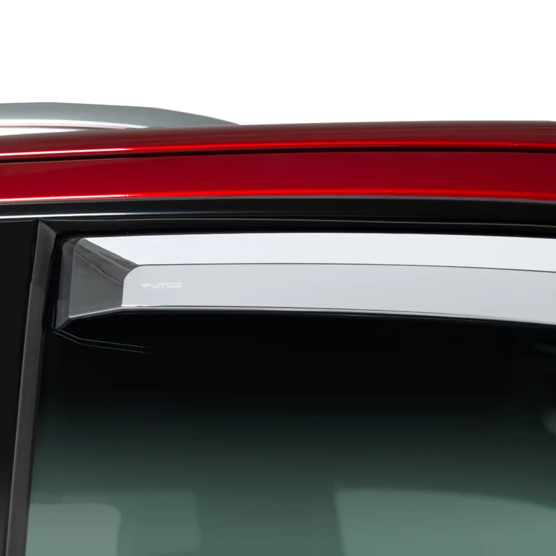 Putco 480036 - Element Window Visors, 2-Piece Front, Chrome