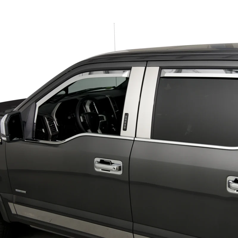 Putco 480065 - Element Window Visors, 4-Piece Set, Crew Cab