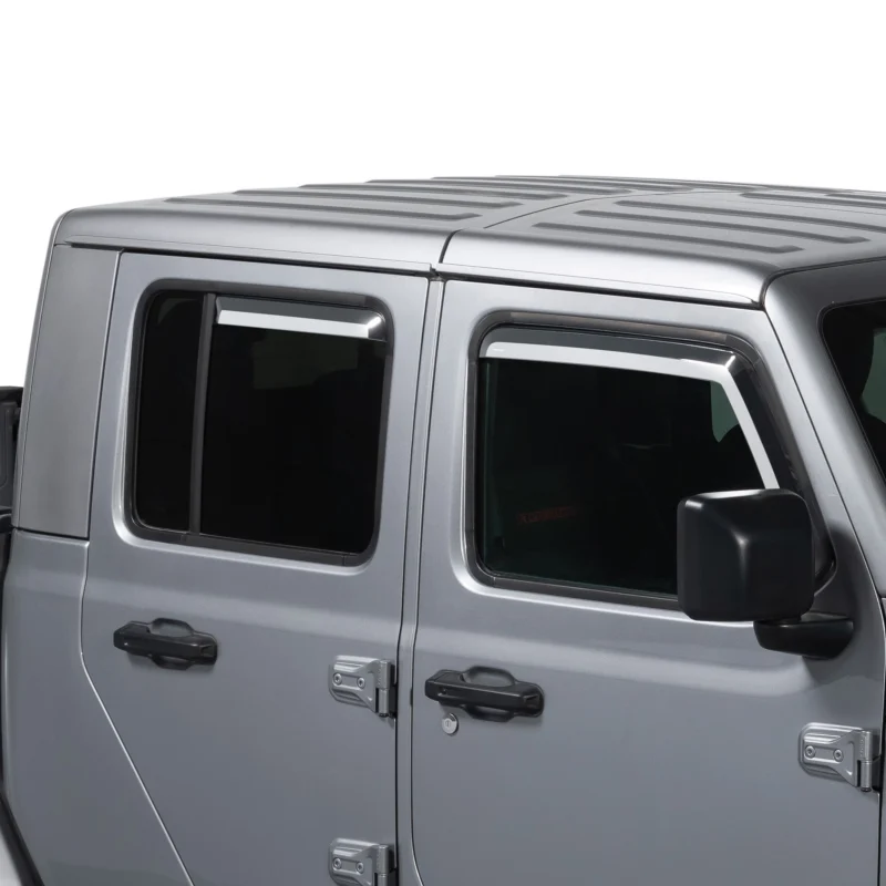 Putco 480221 - Element Window Visors, 4-Piece Set, Chrome