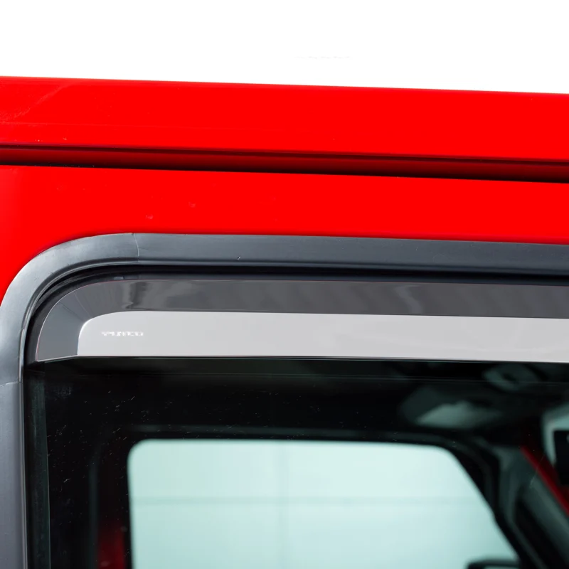 Putco 480228 - Element Window Visors, 2-Piece Front, Chrome