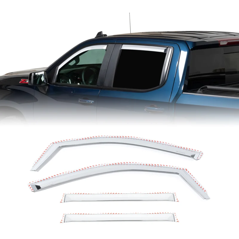 Putco 480242 - Element Window Visors, Crew Cab
