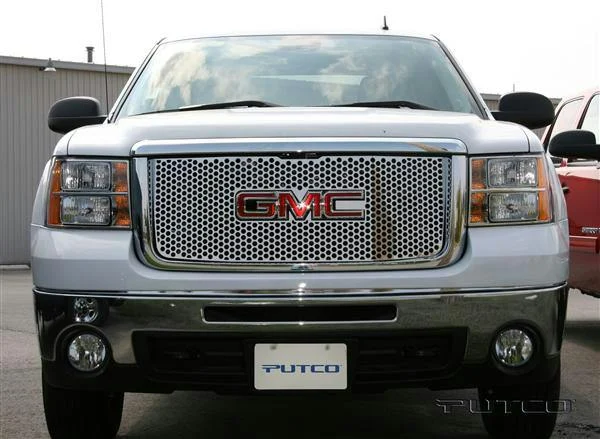 Putco 64296 - Grille Inserts, Silver, Punch