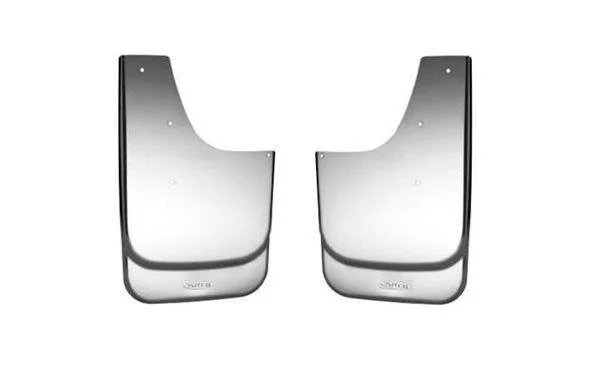 Putco 79611 - Stainless Mud Flaps, Silver, Stainless Steel