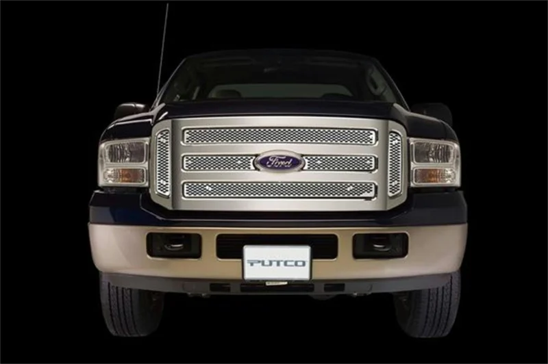 Putco 82196 - Grille Inserts, Silver, Racer