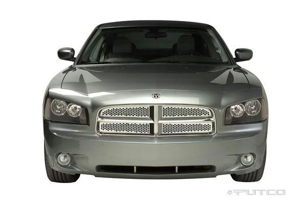 Putco 84333 - Grille Inserts, Silver, Punch