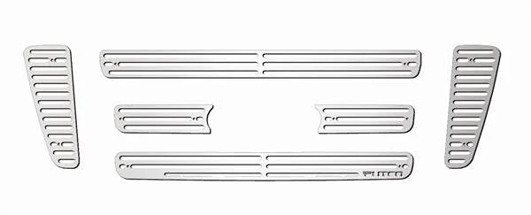 Putco 91141 - Grille Inserts, Silver, Billet
