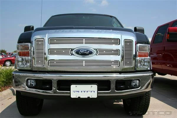 Putco 91197 - Grille Inserts, Silver, Billet