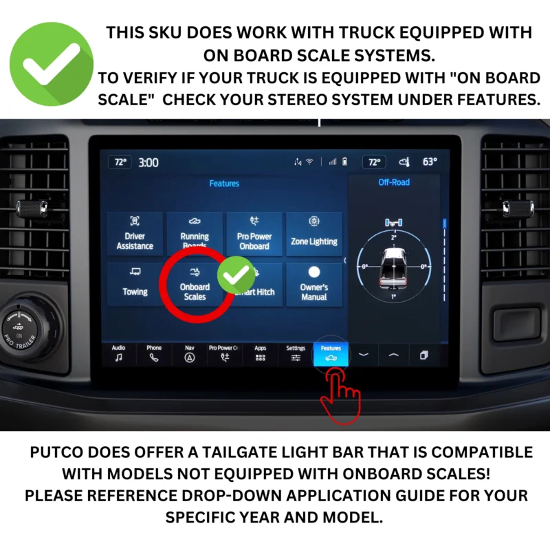 Putco 9202960-17 - Blade LED Tailgate Light Bars