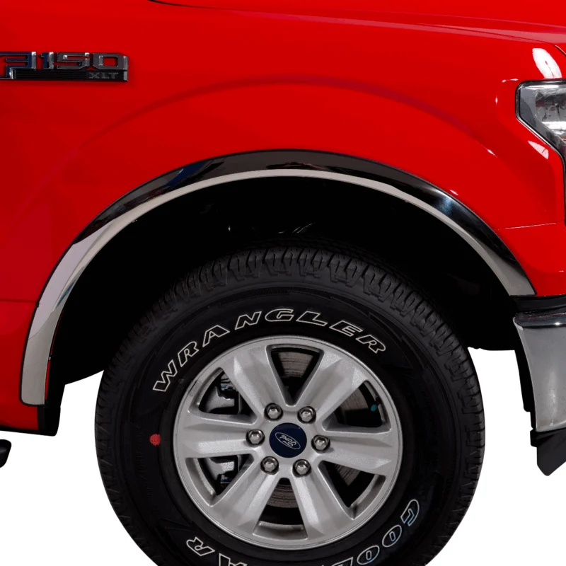 Putco 97265BP - Stainless Fender Trim