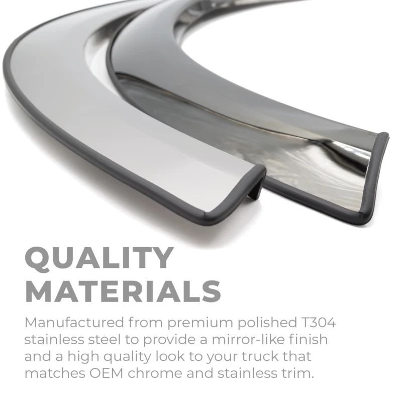 Putco 97290 - Stainless Fender Trim
