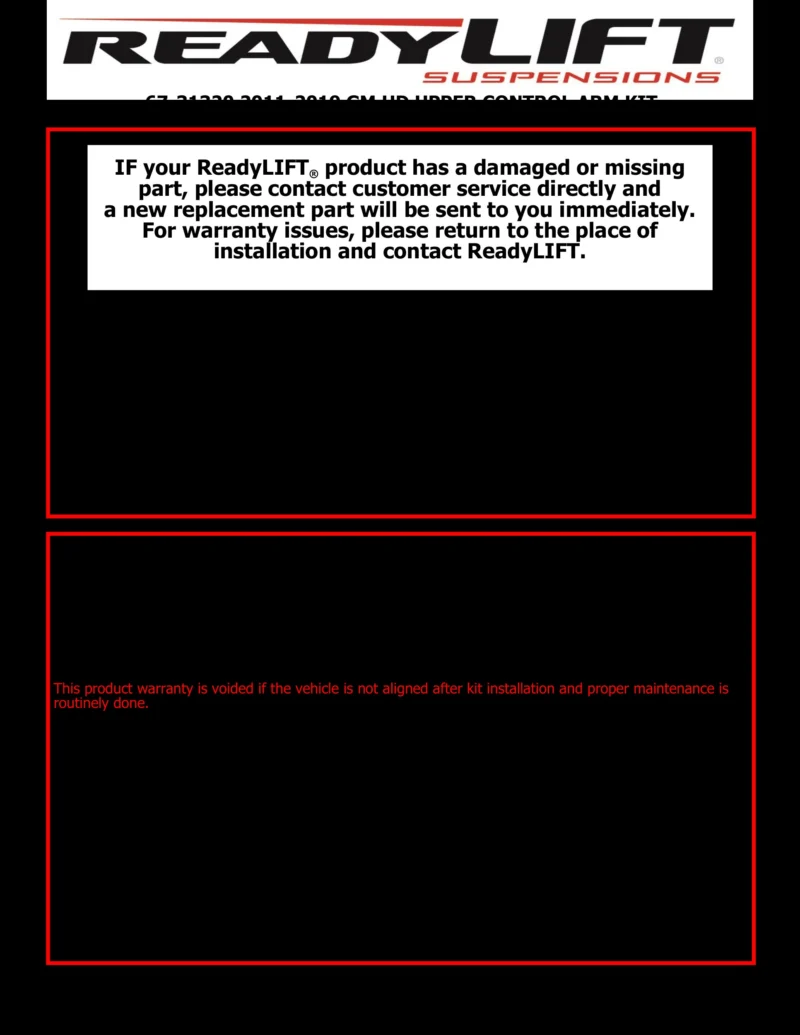 ReadyLift 67-31320 - Suspension Components