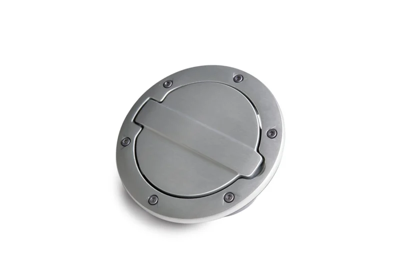 AMP Research 73000-00A - Fuel Door, Brushed, Aluminum