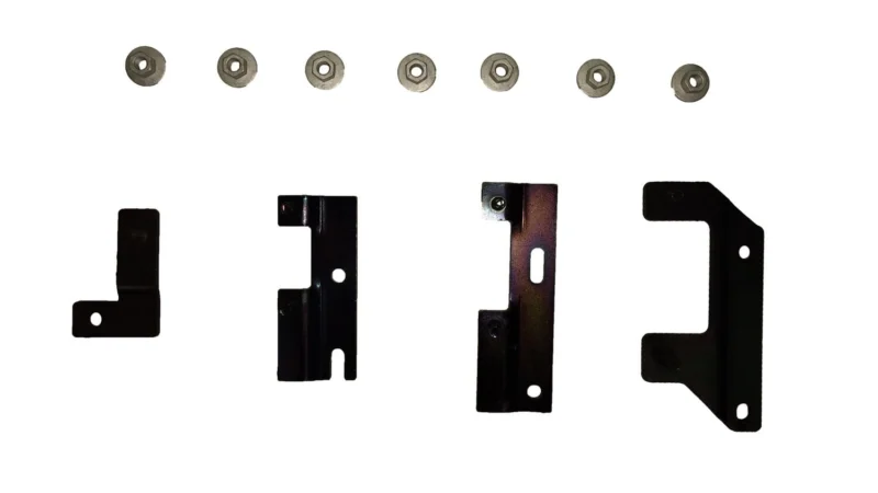 AMP Research 79110-01A - Air Tank Relocation, Black, Extended Crew Cab