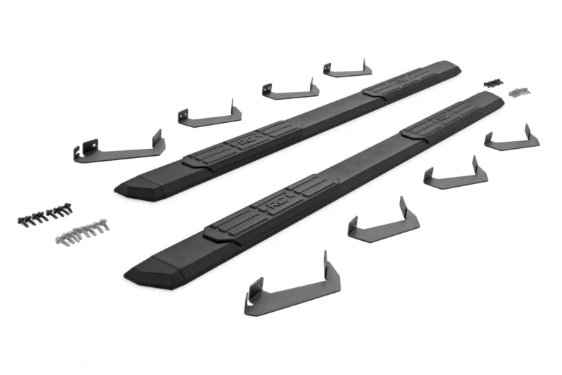 Rough Country 45001 - Running Board Set, Crew Cab