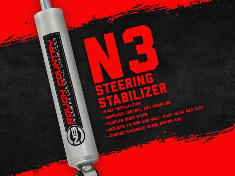Rough Country 8735530 - Steering Stabilizers