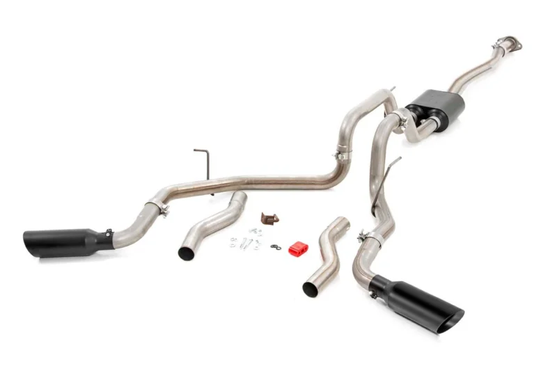 Rough Country 96005 - Exhaust Systems, Extended Cab, 6'7" Bed