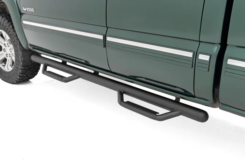 Rough Country RCC9989QCB - Running Boards & Steps, Extended Cab