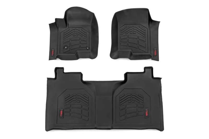 Rough Country SM21612 - Floor Mats, Crew Cab