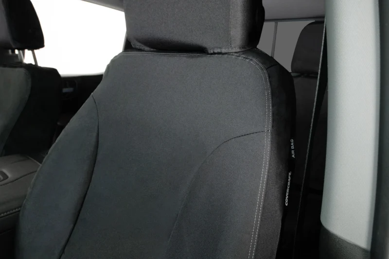 Seat Saver SS1238WFBK - Saver Waterproof Polyester Seat Covers, Black, Endura