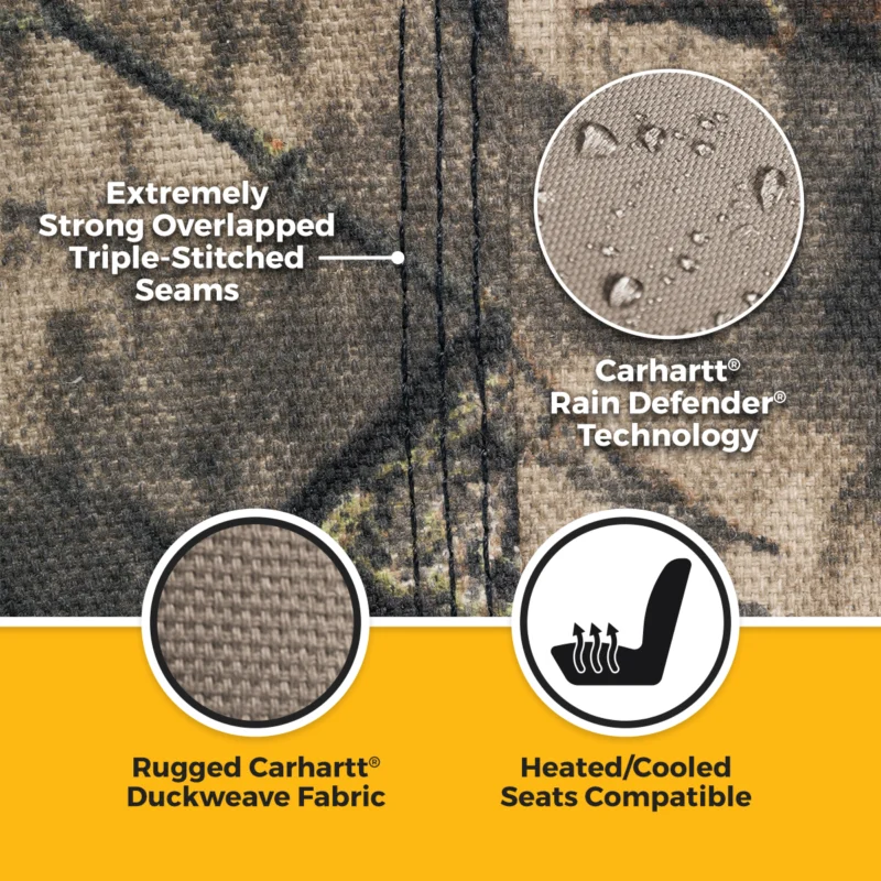 Seat Saver SSC2257CAMB - Saver Carhartt Duck Weave Seat Covers, Mossy Oak