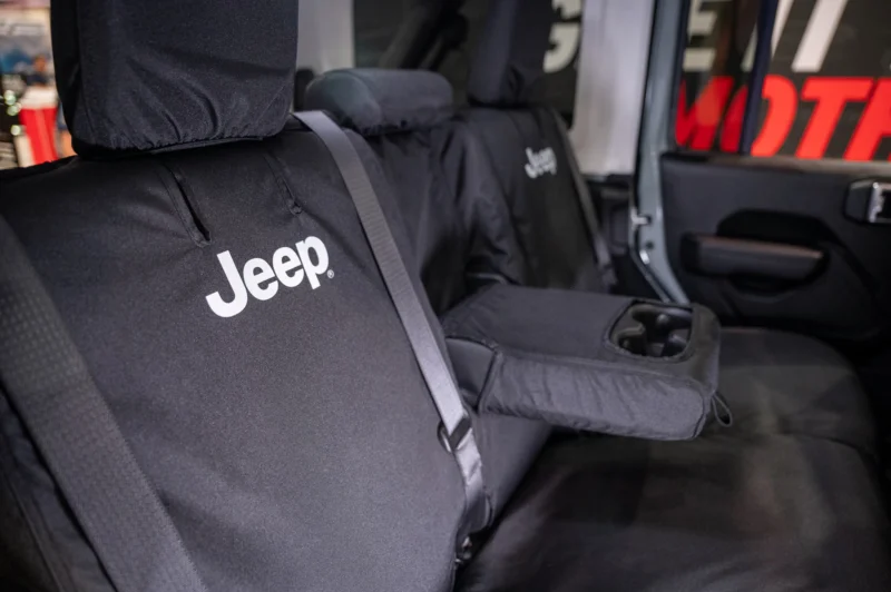 Seat Saver SSJ2468FJ11WFBK - Saver Custom Seat Covers, Black, Endura