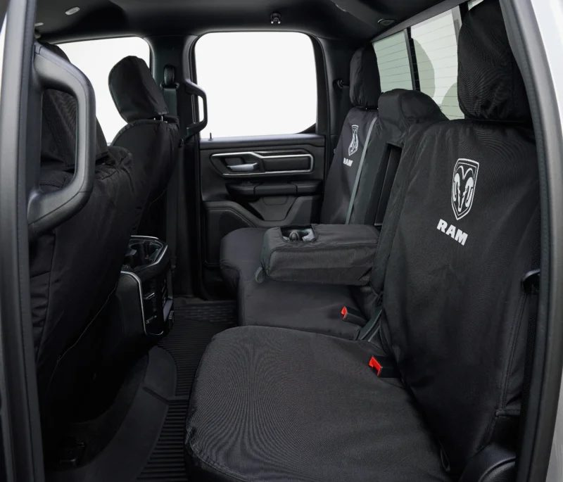 Seat Saver SSR8505FR11WFBK - Saver Custom Seat Covers, Extended Cab, Black