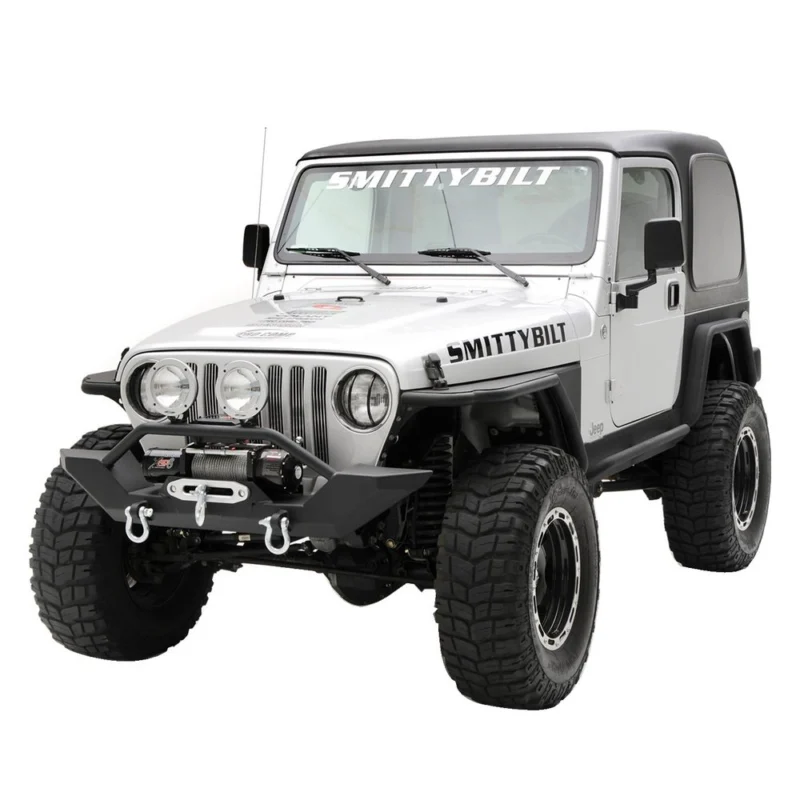 Smittybilt 76800 - XRC Bumpers, Black, Textured