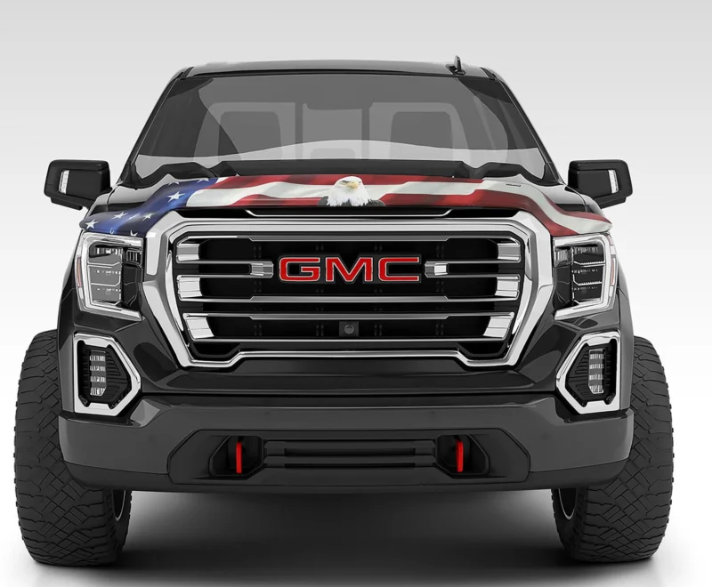 Stampede 3022-30 - Vigilante Premium, Flag w/Eagle, High Profile