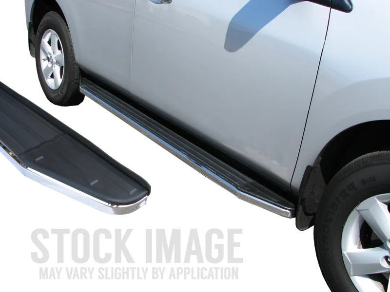 Steelcraft 104200 - STX100 Running Boards, Black / Stainless Trim