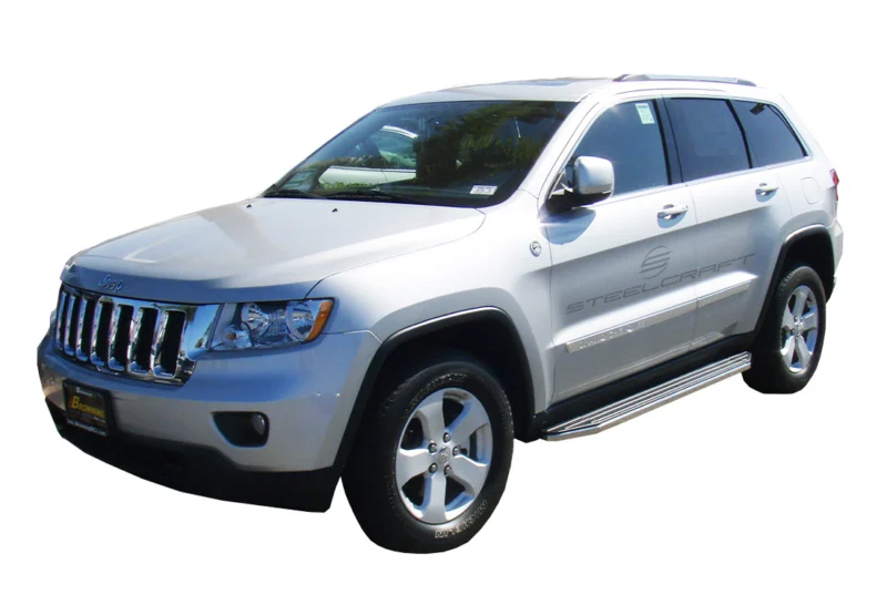 Steelcraft 123200 - STX100 Running Boards, Black / Stainless Trim