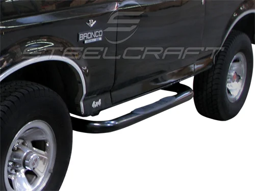 Steelcraft 211070 - 3″ Round Sidebars, Black