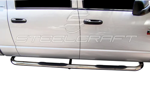 Steelcraft 221507 - 3″ Round Sidebars, Stainless Steel