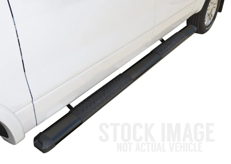 Steelcraft 400-30900 - STX100 Running Boards, Aluminum / Black, Crew Cab