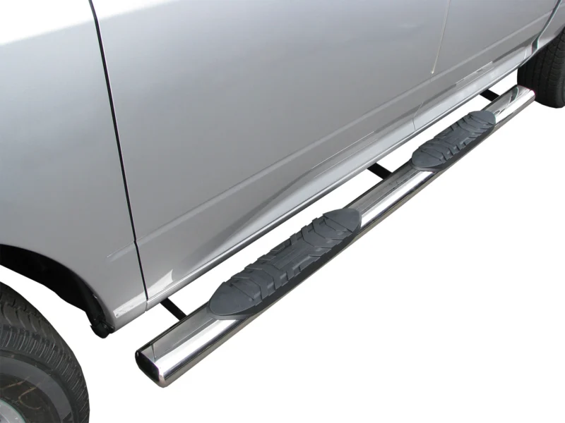 Steelcraft 402299 - 5″ Oval Sidebars, Stainless Steel, Crew Cab
