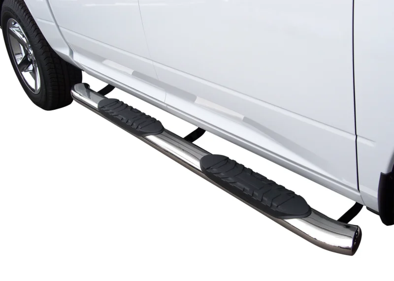 Steelcraft 423709P - 5″ Oval Sidebars, Stainless Steel, Crew Cab