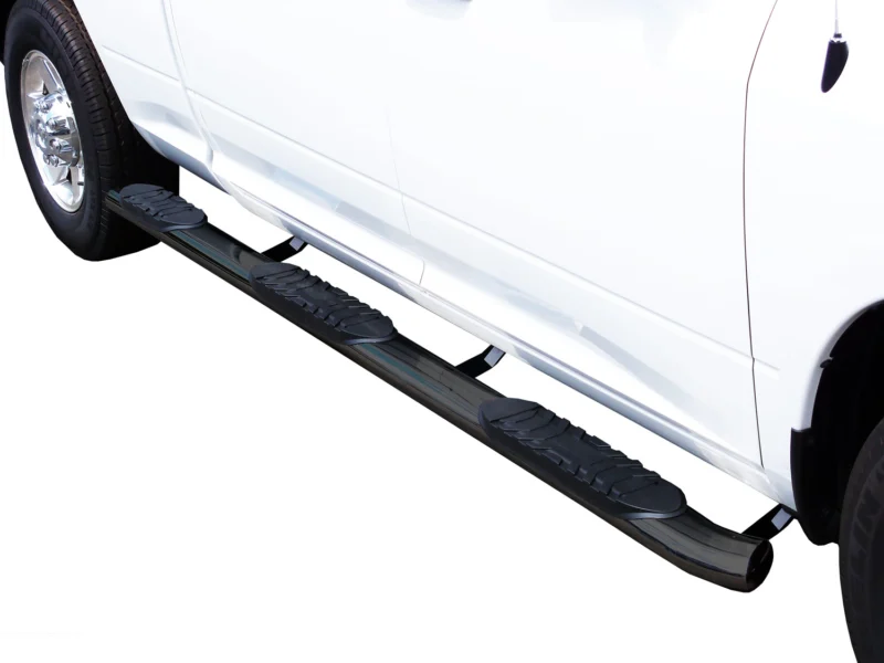 Steelcraft 424105B - 5″ Oval Sidebars, Black, Crew Cab