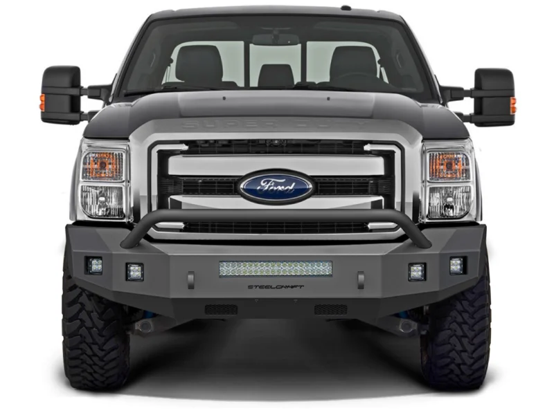 Steelcraft 71-11370HP - Fortis Front Bumpers, Textured Black
