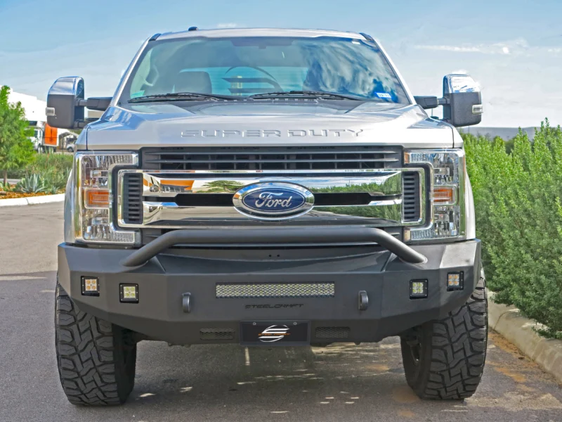 Steelcraft 71-11380HP - Fortis Front Bumpers, Textured Black