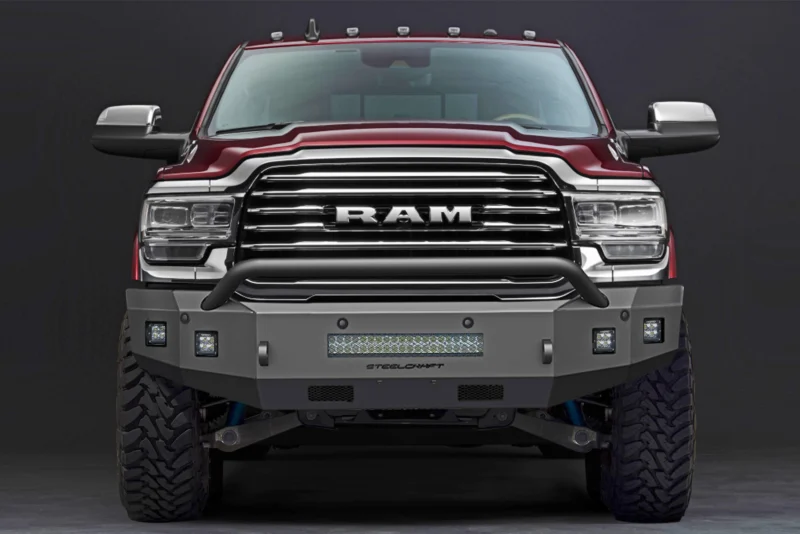 Steelcraft 71-12280HP - Fortis Front Bumpers, Textured Black