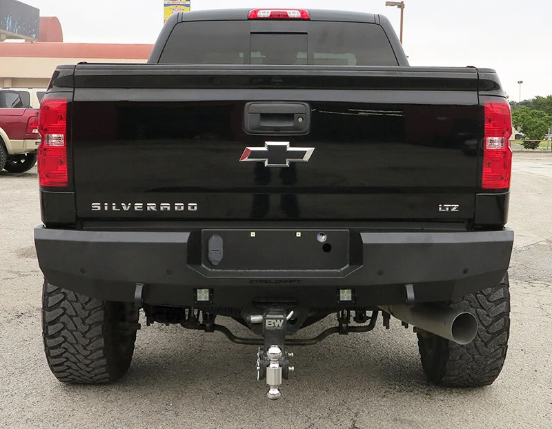 Steelcraft 76-20410 - Rear Bumper, Textured Black