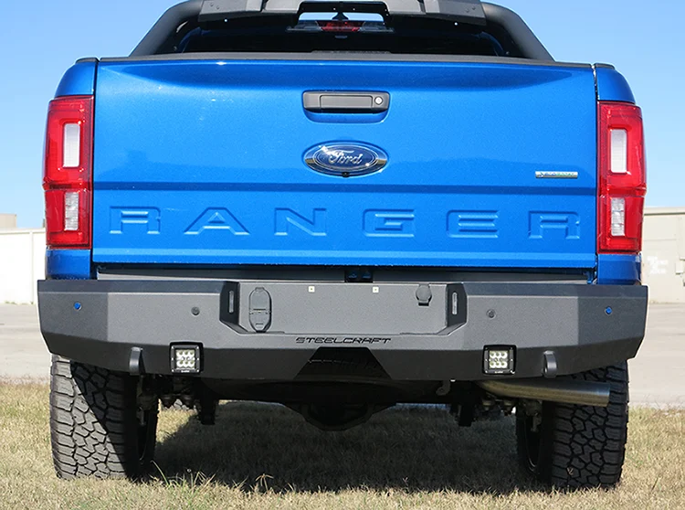 Steelcraft 76-21340 - Rear Bumper, Textured Black