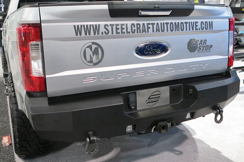 Steelcraft 76-21380 - Rear Bumper, Textured Black