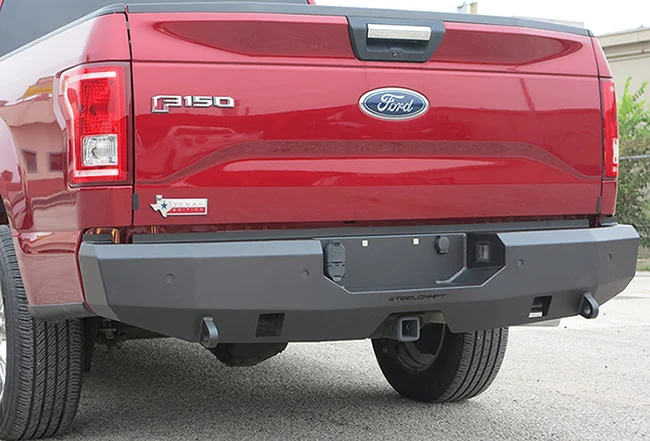 Steelcraft 76-21420 - Rear Bumper, Textured Black