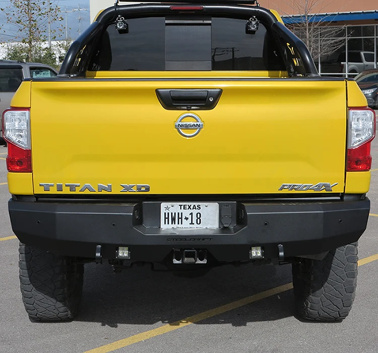 Steelcraft 76-24080 - Rear Bumper, Textured Black